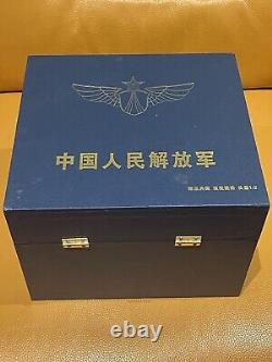 1/2 Scale Mini Model Chinese Air Force Flight Pilot Helmet Diecast Blue