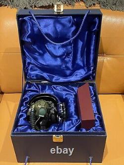 1/2 Scale Mini Model Chinese Air Force Flight Pilot Helmet Diecast Blue