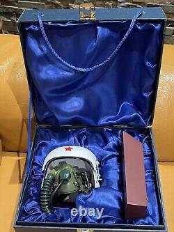 1/2 Scale Mini Model Chinese Air Force Flight Pilot Helmet Diecast White