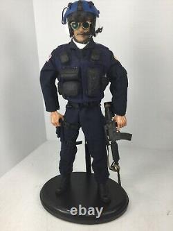 1/6 21st Century Police Helicopter Pilot M-4 Flight Gear & Helmet Dragon Bbi DID