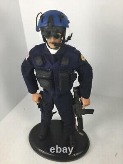 1/6 21st Century Police Helicopter Pilot M-4 Flight Gear & Helmet Dragon Bbi DID