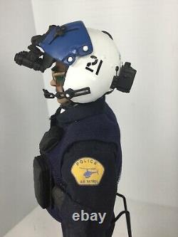 1/6 21st Century Police Helicopter Pilot M-4 Flight Gear & Helmet Dragon Bbi DID