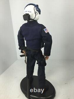 1/6 21st Century Police Helicopter Pilot M-4 Flight Gear & Helmet Dragon Bbi DID