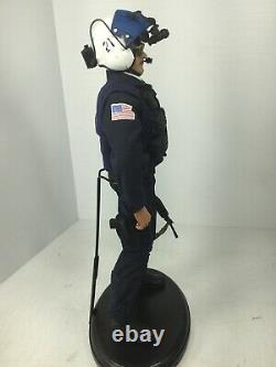 1/6 21st Century Police Helicopter Pilot M-4 Flight Gear & Helmet Dragon Bbi DID