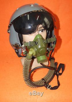 100% Flight Helmet Air Force Pilot Helmet OXYGEN MASK SIZE1# XXL