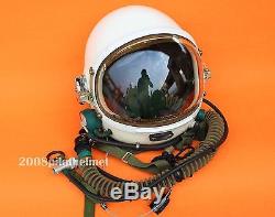 100% Flight Helmet High Altitude Astronaut Space Pilots Pressured SIZE0# XXXL
