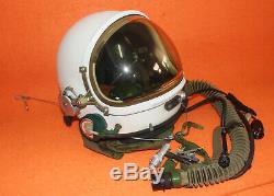 100% Flight Helmet High Altitude Astronaut Space Pilots Pressured Size 0# XXXL