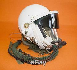 100% Flight Helmet Naval Aviator Pilot Helmet Tk-1 Oxygen Mask Moom