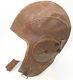 1900s Scully Brothers Air Mail Pilot Flying Flight Helmet Leather Cap
