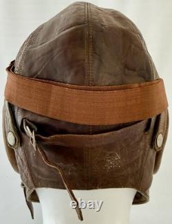 1943 WWII WW2 IJA Pilot Flight Helmet With Aoki Goggles Imperial Japanese Army