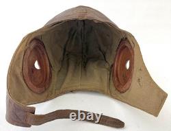1943 WWII WW2 IJA Pilot Flight Helmet With Aoki Goggles Imperial Japanese Army