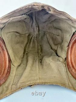 1943 WWII WW2 IJA Pilot Flight Helmet With Aoki Goggles Imperial Japanese Army