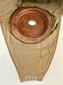 1943 WWII WW2 IJA Pilot Flight Helmet With Aoki Goggles Imperial Japanese Army