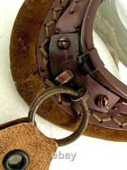 1943 WWII WW2 IJA Pilot Flight Helmet With Aoki Goggles Imperial Japanese Army