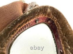 1943 WWII WW2 IJA Pilot Flight Helmet With Aoki Goggles Imperial Japanese Army