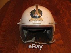 1950s Usaf Us Air Forces Pilot Type Mb-4 Flight Helmet Vietnam Era