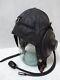 1955 FLIGHT Soviet Aircraft MIGPilot Leather Helmet Old Model USSR