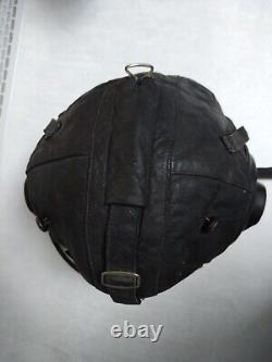 1955 FLIGHT Soviet Aircraft MIGPilot Leather Helmet Old Model USSR