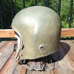 1955 High Altitude Flight Helmet Type K-1 Jet Pilot with MG-52 Liner US Air Force