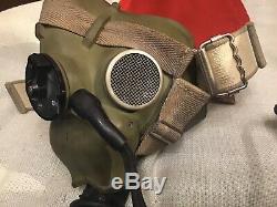 1959 RAF Fighter Pilots Flying Flight Helmet Type H Oxygen Mask & Hose Not WW2
