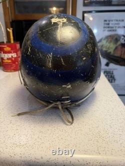 1959 U. S. Air Force Fighter Jet Pilot Helmet Model P-4B With WW2 B-8 Goggles