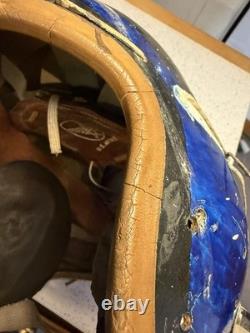 1959 U. S. Air Force Fighter Jet Pilot Helmet Model P-4B With WW2 B-8 Goggles