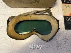 1959 U. S. Air Force Fighter Jet Pilot Helmet Model P-4B With WW2 B-8 Goggles