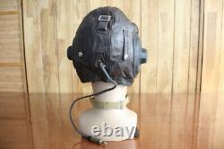 1961's Air Force MiG/Su Fighter Pilot Winter Leather Flight Helmet