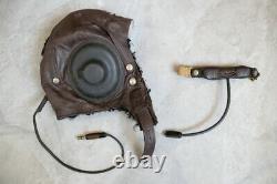 1961's Air Force MiG/Su Fighter Pilot Winter Leather Flight Helmet