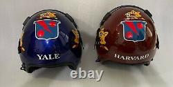 2 Pcs TOP GUN MAVERICK HGU-55 WINGMANYALE & HARVARD FIGHTER PILOT HELMET+pin