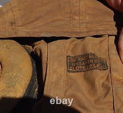 2 WW2 USN USMC Pilot Khaki Flight Helmets Type AN 6542, Use Both To Complete 1