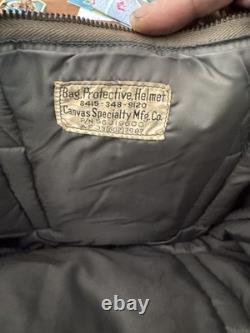 50s US Air Force Flight Helmet Bag Vintage USAF 56JI9600 fighter pilot military