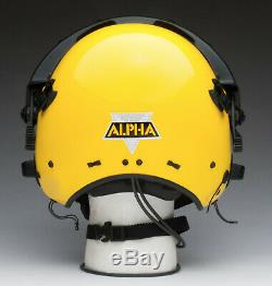 ALPHA 800 Rescuer helmet (NOW GENTEX) HELICOPTER AIRCREW PILOT FLIGHT HELMET