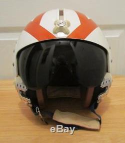 APH-6/A Military Pilot's Flight Helmet Single Visor Size Medium