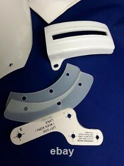 APH 6 NAVY pilot flight helmet visor lens kit size large we'll fit hgu series