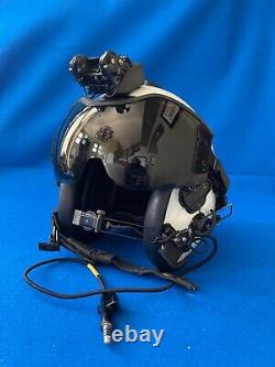 AUTHENTIC USMC USN GENTEX HGU-84 PILOT FLIGHT HELMET HGU84 With NVG MOUNT