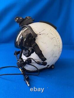 AUTHENTIC USMC USN GENTEX HGU-84 PILOT FLIGHT HELMET HGU84 With NVG MOUNT