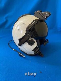 AUTHENTIC USMC USN GENTEX HGU-84 PILOT FLIGHT HELMET HGU84 With NVG MOUNT