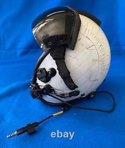 AUTHENTIC USMC USN GENTEX HGU-84 PILOT FLIGHT HELMET HGU84 With NVG MOUNT