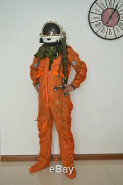 Air Force Aviator Jets Fighter Pilot Flight Helmet, Russia lifesaving Suit