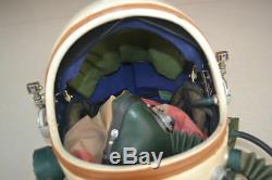 Air Force Aviator MiG Fighter Pilot Aviation Flight Helmet, Anti Gravity Suit