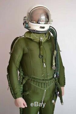 Air Force Fighter Aircraft Pilot Flight Helmet, High Altitude Flight Suit