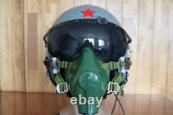 Air Force Fighter Pilot Aviation Flight Helmet, Oxygen Mask, Compensatory Suit