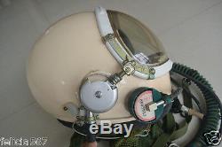Air Force Fighter Pilot Aviator Space Helmet, Original Authentic Flight Helmet