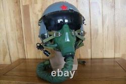 Air Force Fighter Pilot Flight Helmet(1#/Largest), Oxygen Mask Ym-9915G