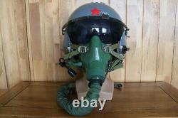 Air Force Fighter Pilot Flight Helmet(1#/Largest), Oxygen Mask Ym-9915G