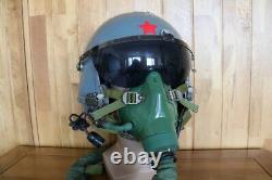 Air Force Fighter Pilot Flight Helmet(1#/Largest), Oxygen Mask Ym-9915G