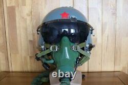 Air Force Fighter Pilot Flight Helmet(1#/Largest), Oxygen Mask Ym-9915G