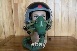 Air Force Fighter Pilot Flight Helmet(1#/Largest), Oxygen Mask Ym-9915G