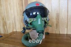 Air Force Fighter Pilot Flight Helmet(1#), T Hook Bayonets Ym-9915G Oxygen Mask